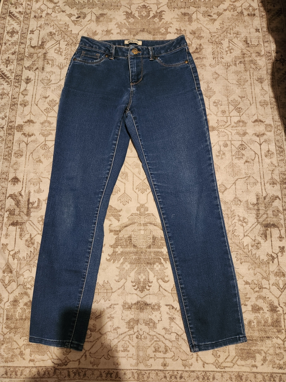 Blue Spice Women's Skinny Jeans in Dark Blue Indigo